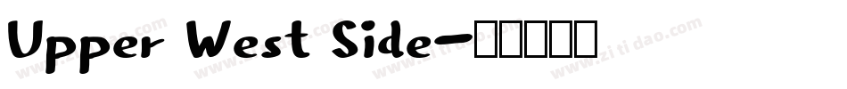 Upper West Side字体转换